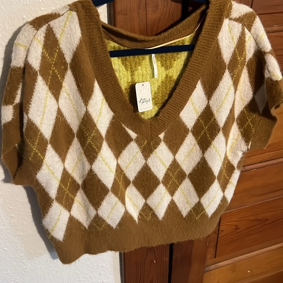 NWT Free People Sweater Vest S - Picture 5 of 7